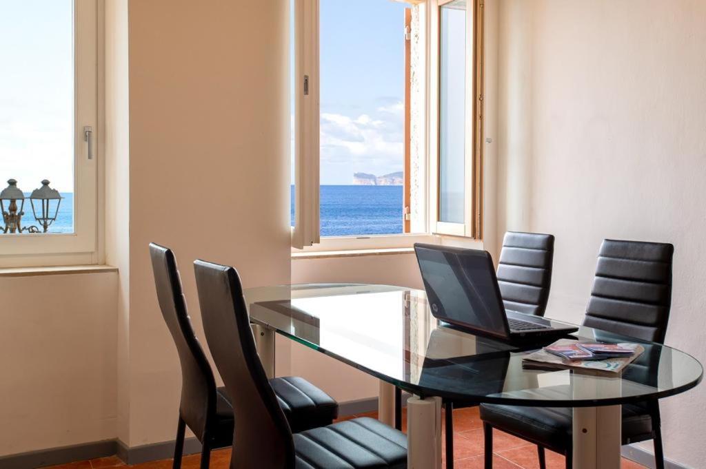 Panoramic Bastioni Sea View Daire Alghero Dış mekan fotoğraf