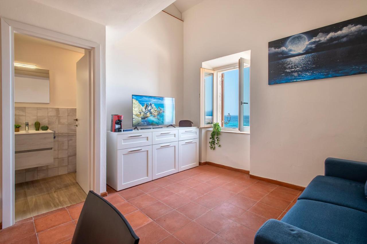 Panoramic Bastioni Sea View Daire Alghero Dış mekan fotoğraf