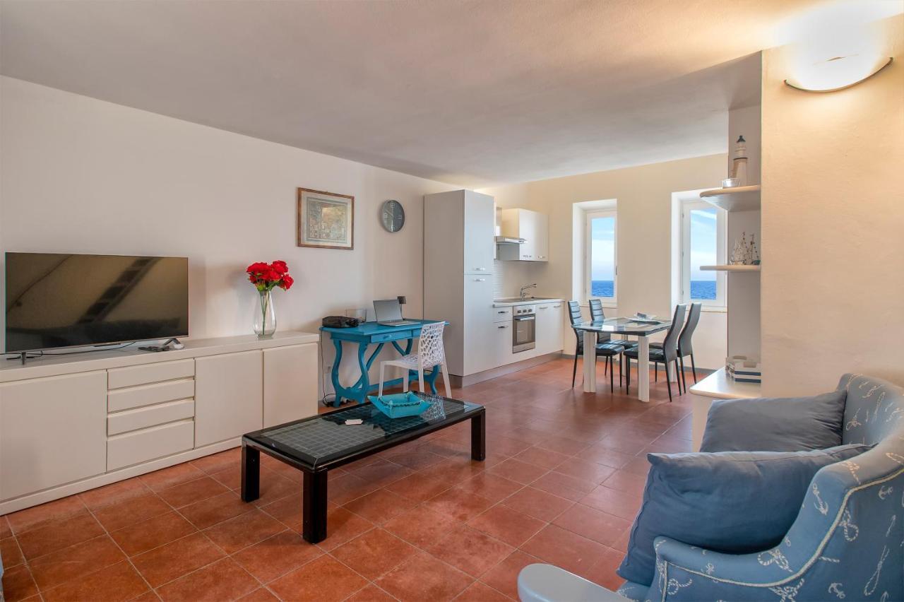 Panoramic Bastioni Sea View Daire Alghero Dış mekan fotoğraf