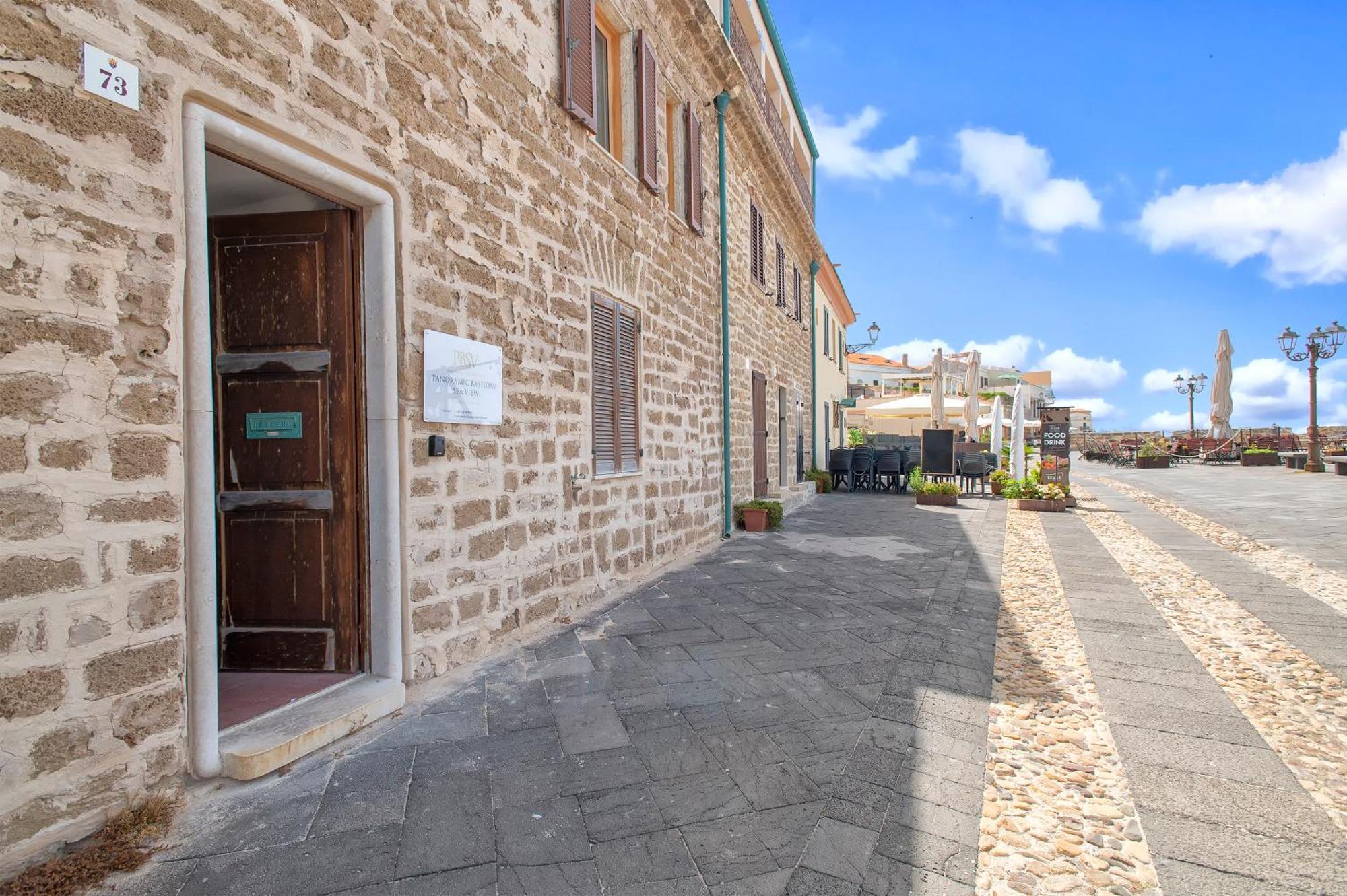 Panoramic Bastioni Sea View Daire Alghero Dış mekan fotoğraf